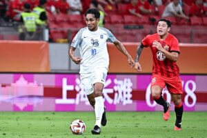 Shanghai,,China, ,August,22,2023:,Teerasil,Dangda,Dribbling,During