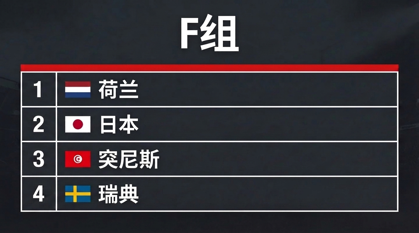 2026世界杯F组分析:日本能否力压瑞典出线 | fishnet.net体育