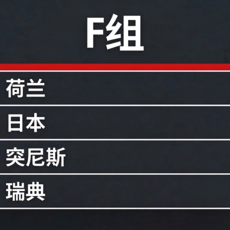 2026世界杯F组分析──荷兰、日本、瑞典、突尼斯赔率与出线预测