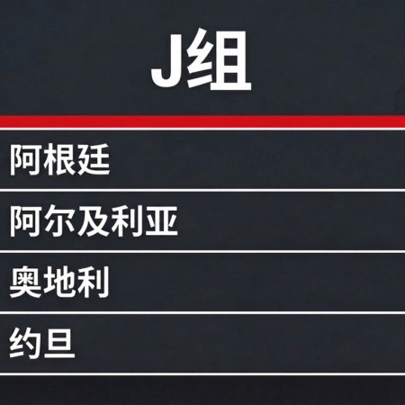 2026世界杯J组分析──阿根廷、阿尔及利亚、奥地利、约旦赔率与出线预测